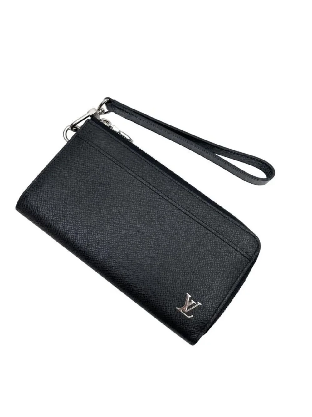 Louis Vuitton Taiga Leather Dragonne Zippy Wallet